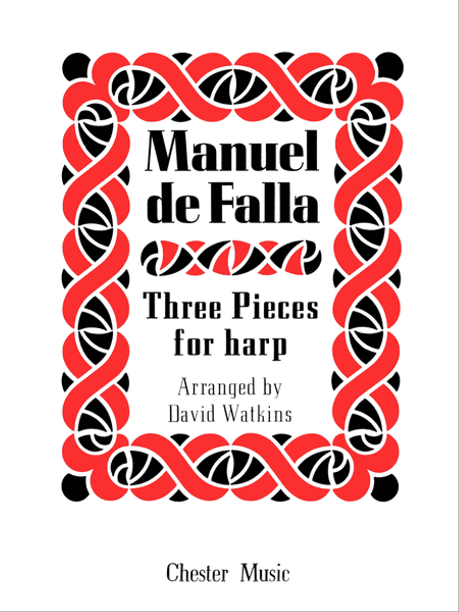 Manuel De Falla: Three Pieces For Harp Harp scores gallery preview page 1