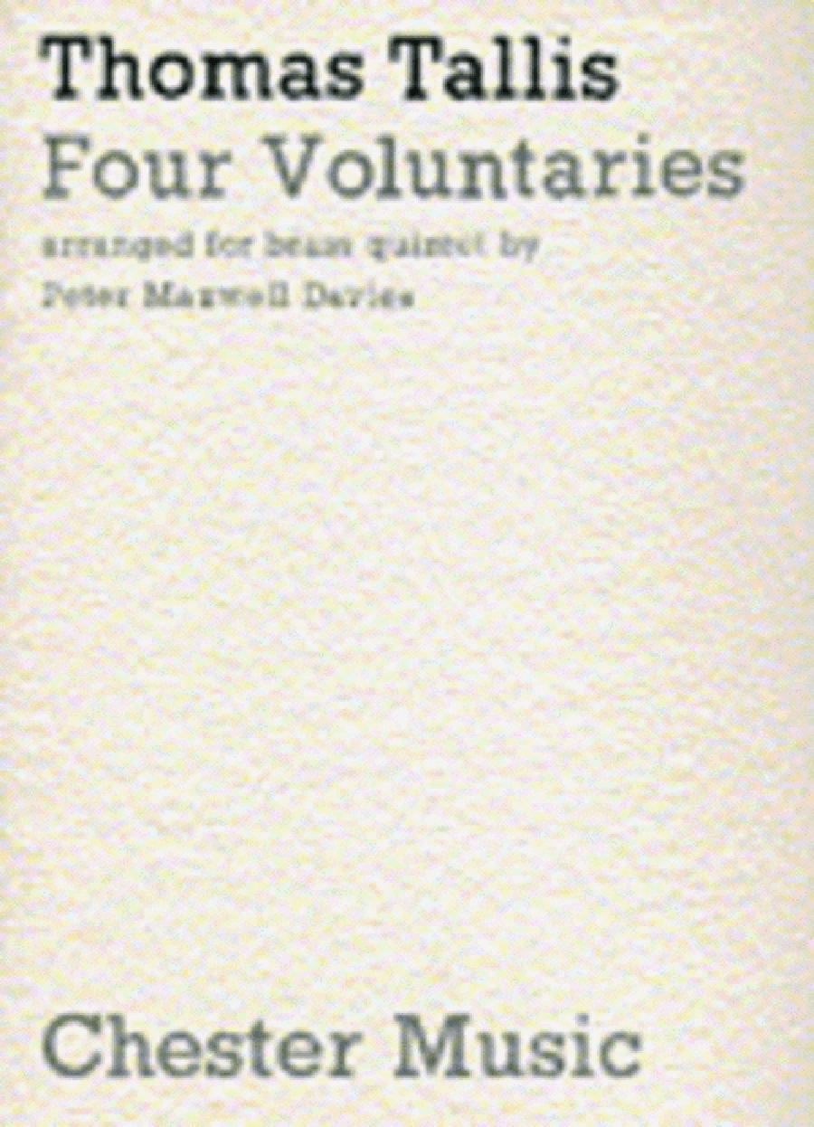 Four Voluntaries Four Voluntaries Brass Quintet scores gallery preview page 1