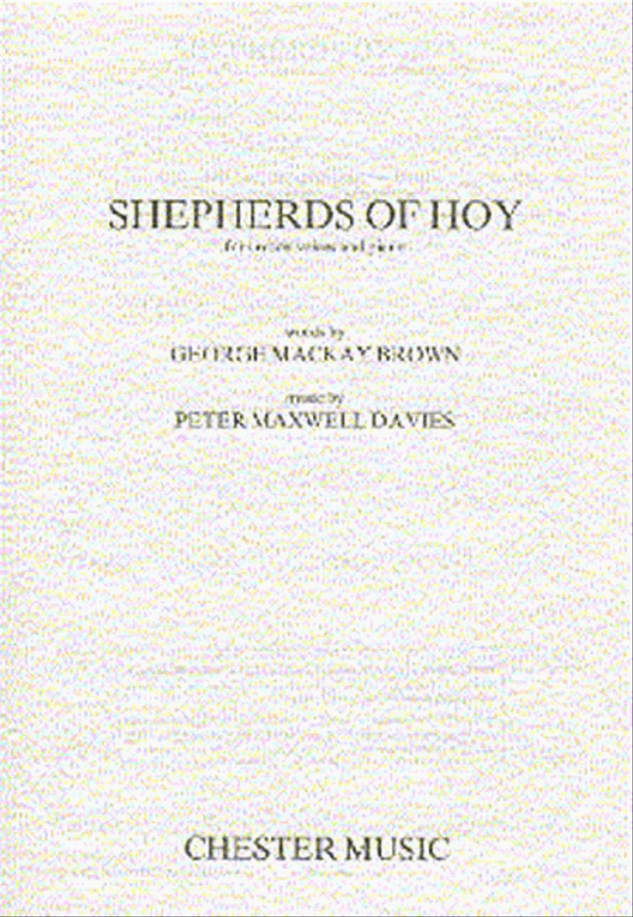 Peter Maxwell Davies: Shepherds Of Hoy Choir scores gallery preview page 1