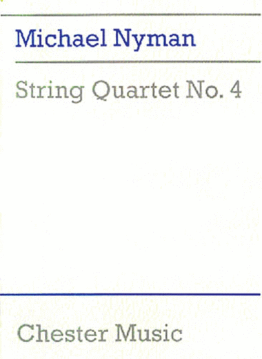 Michael Nyman: String Quartet No. 4 (Score)