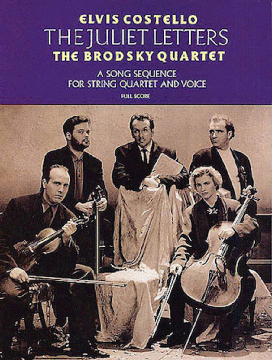Elvis Costello & the Brodsky Quartet – The Juliet Letters Cello scores gallery preview page 1