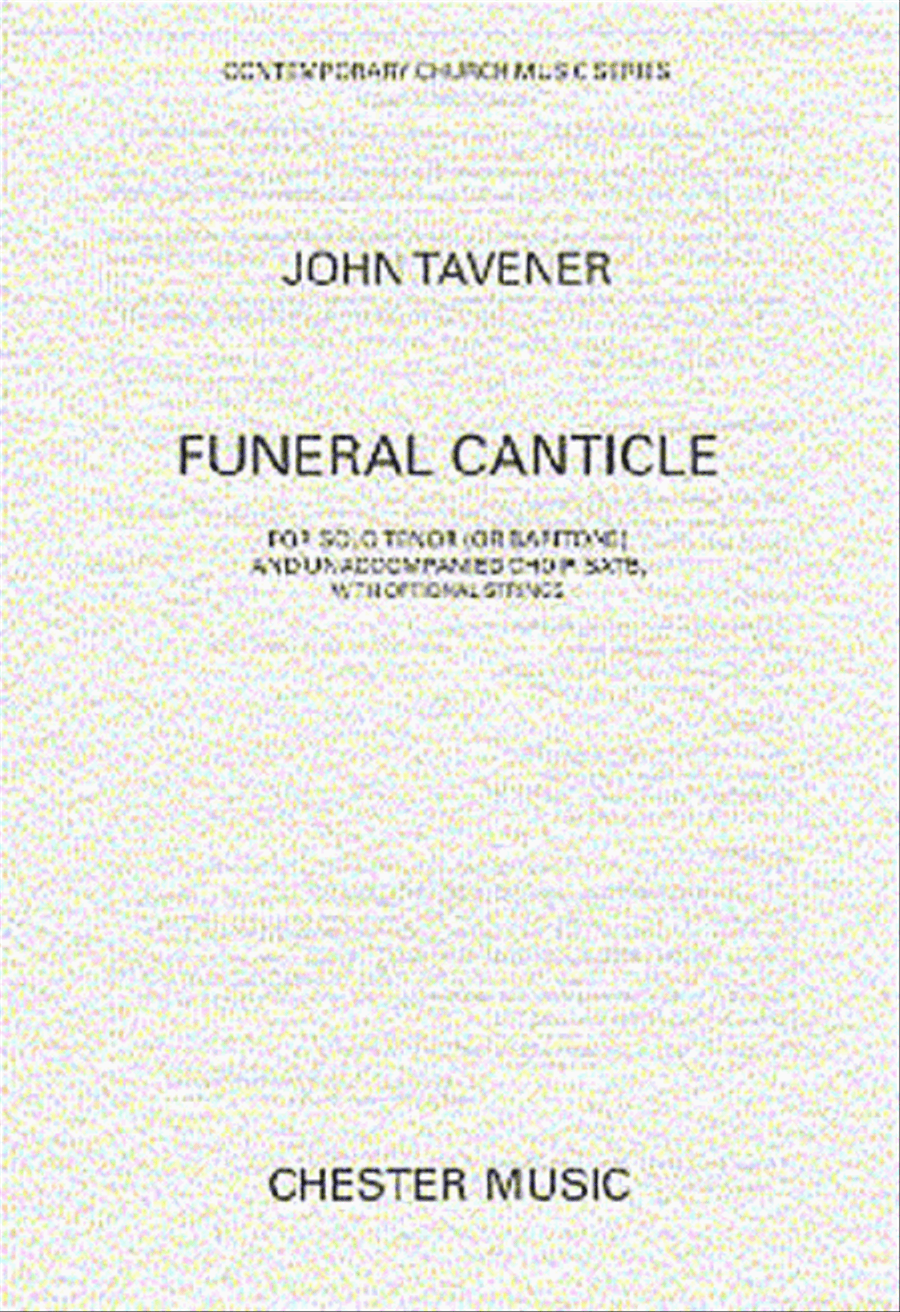 John Tavener: Funeral Canticle 4-Part scores gallery preview page 1