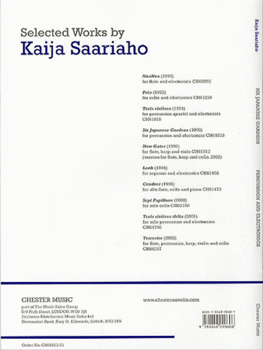 6 Japanese Gardens Percussion scores gallery preview page 1
