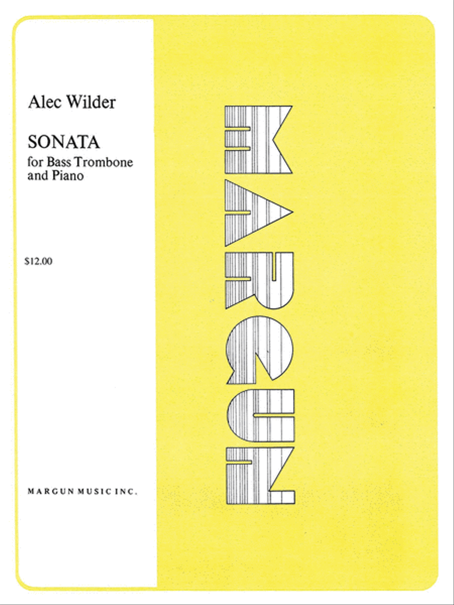 Sonata for Bass Trombone and Piano Bass Trombone scores gallery preview page 1