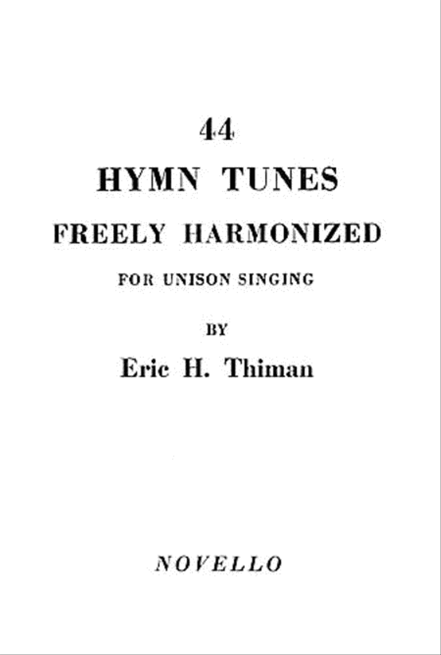 44 Hymn Tunes Freely Harmonized Organ scores gallery preview page 1