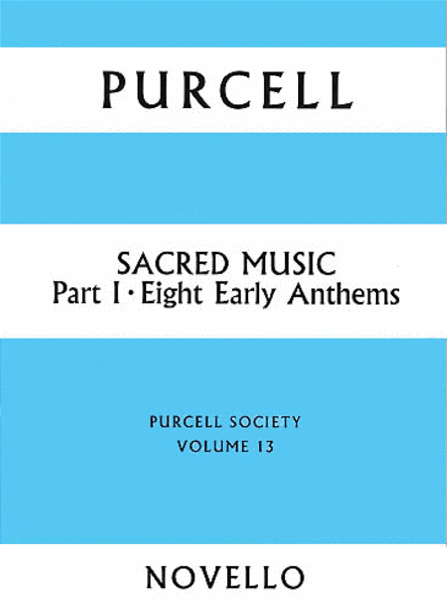 Purcell Society Volume 13 4-Part scores gallery preview page 1