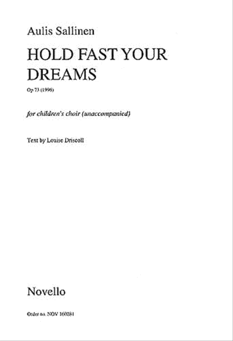 Hold Fast Your Dreams Hold Fast Your Dreams SSA scores gallery preview page 1