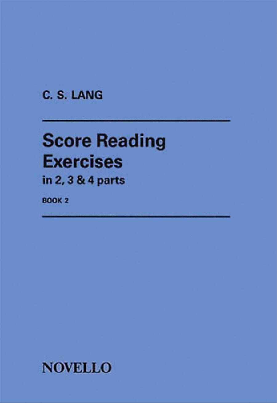 Score Reading Exercises – Book 2 Organ scores gallery preview page 1