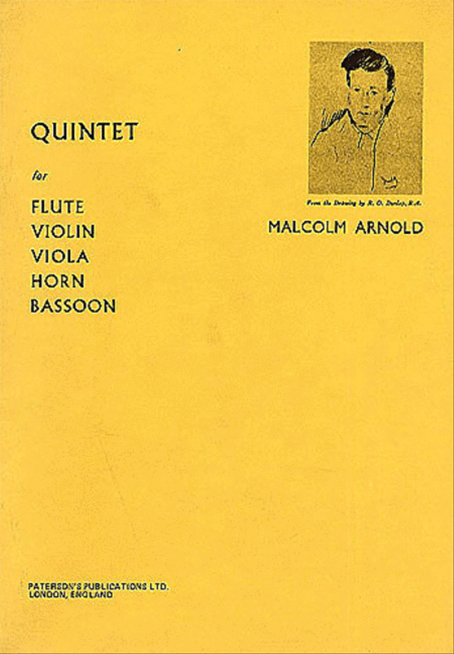 Malcolm Arnold: Quintet Op.7 (Score) Bassoon scores gallery preview page 1