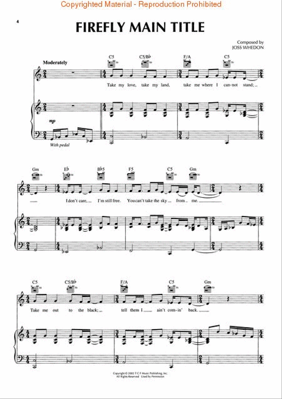 Firefly Piano Solo scores gallery preview page 2