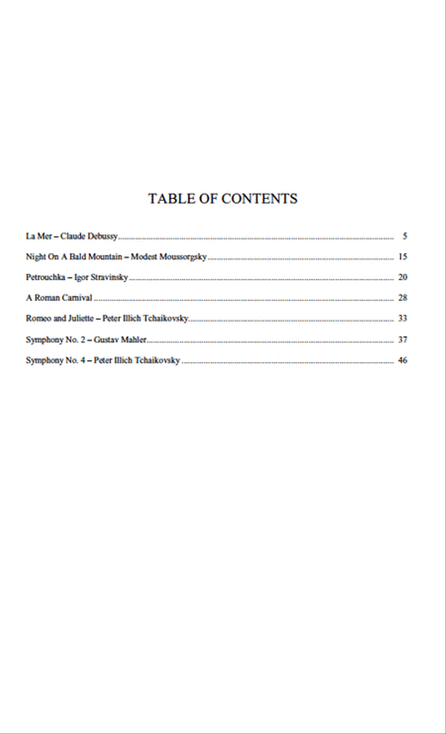 Symphonic Repertoire for Cymbals scores gallery preview page 2