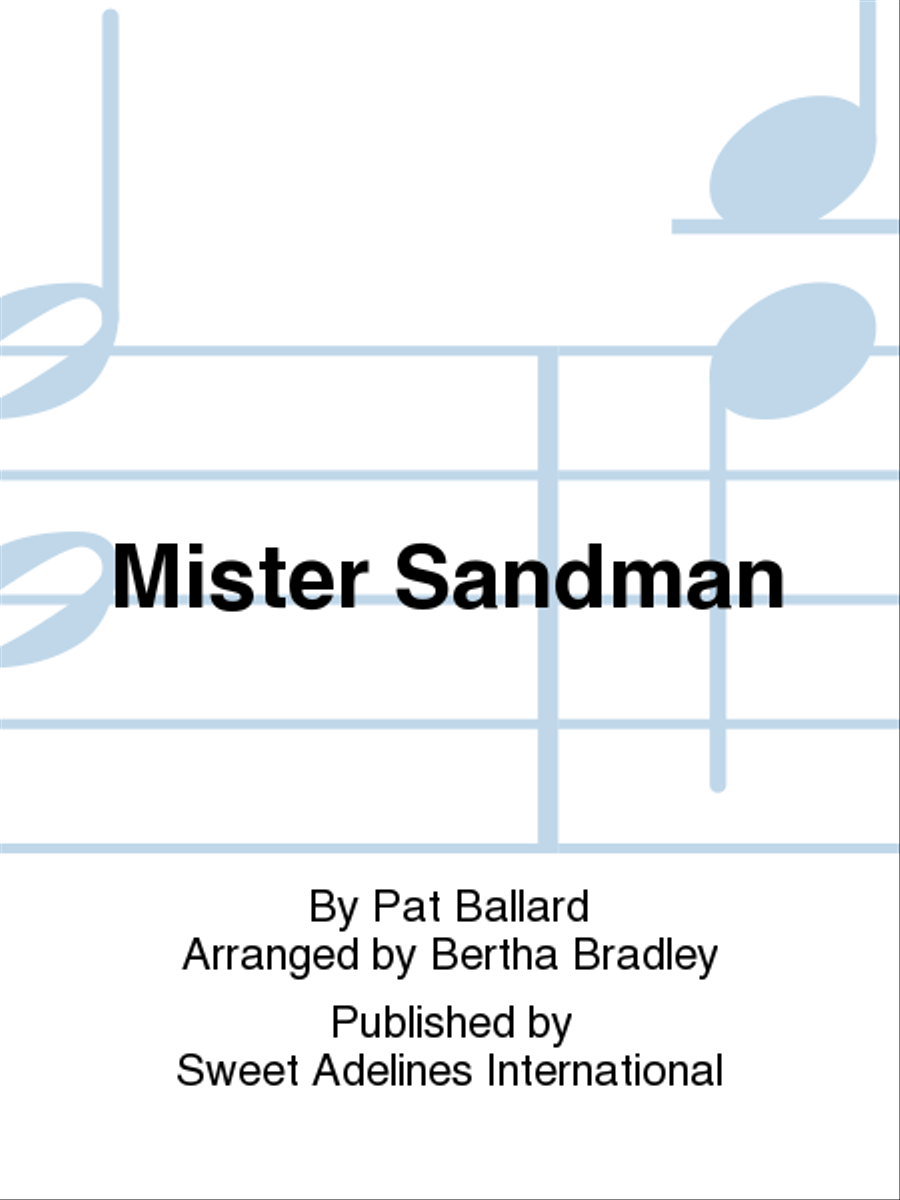 Mister Sandman A Cappella scores gallery preview page 1