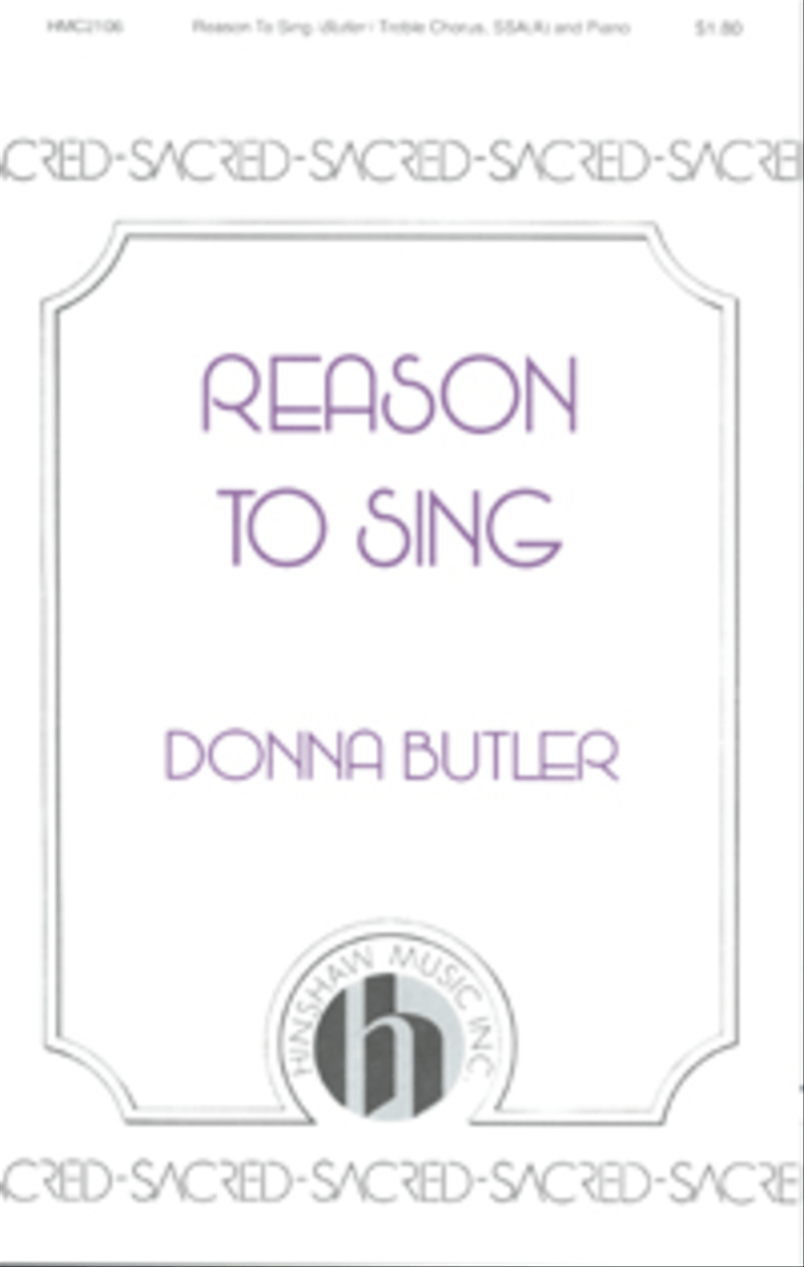 Reason to Sing Choir scores gallery preview page 1