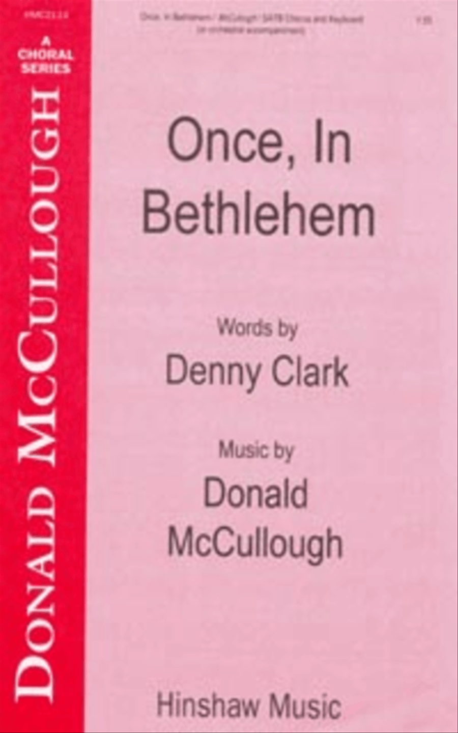 Once in Bethlehem Once in Bethlehem 4-Part scores gallery preview page 1