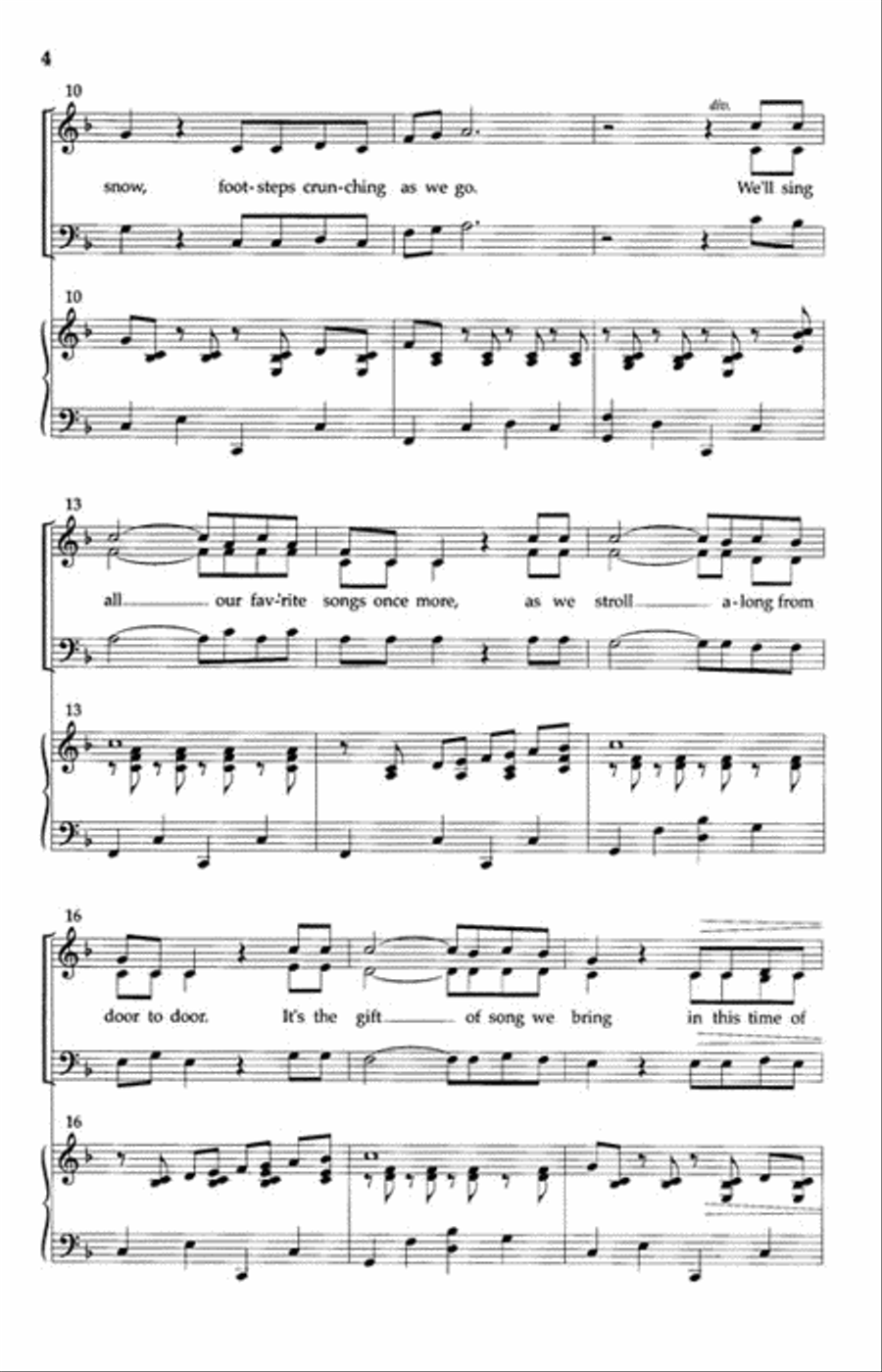 It's Time for Caroling It's Time for Caroling 3-Part scores gallery preview page 3
