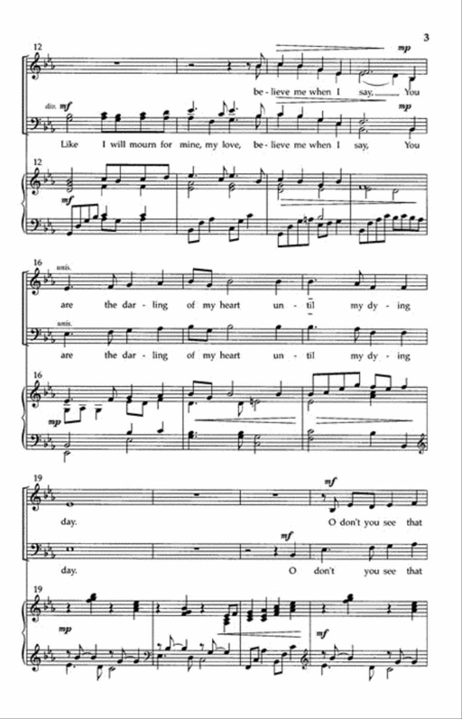 The Lonesome Dove The Lonesome Dove 4-Part scores gallery preview page 3