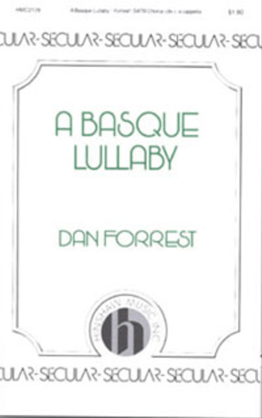 A Basque Lullaby A Basque Lullaby Choir scores gallery preview page 1