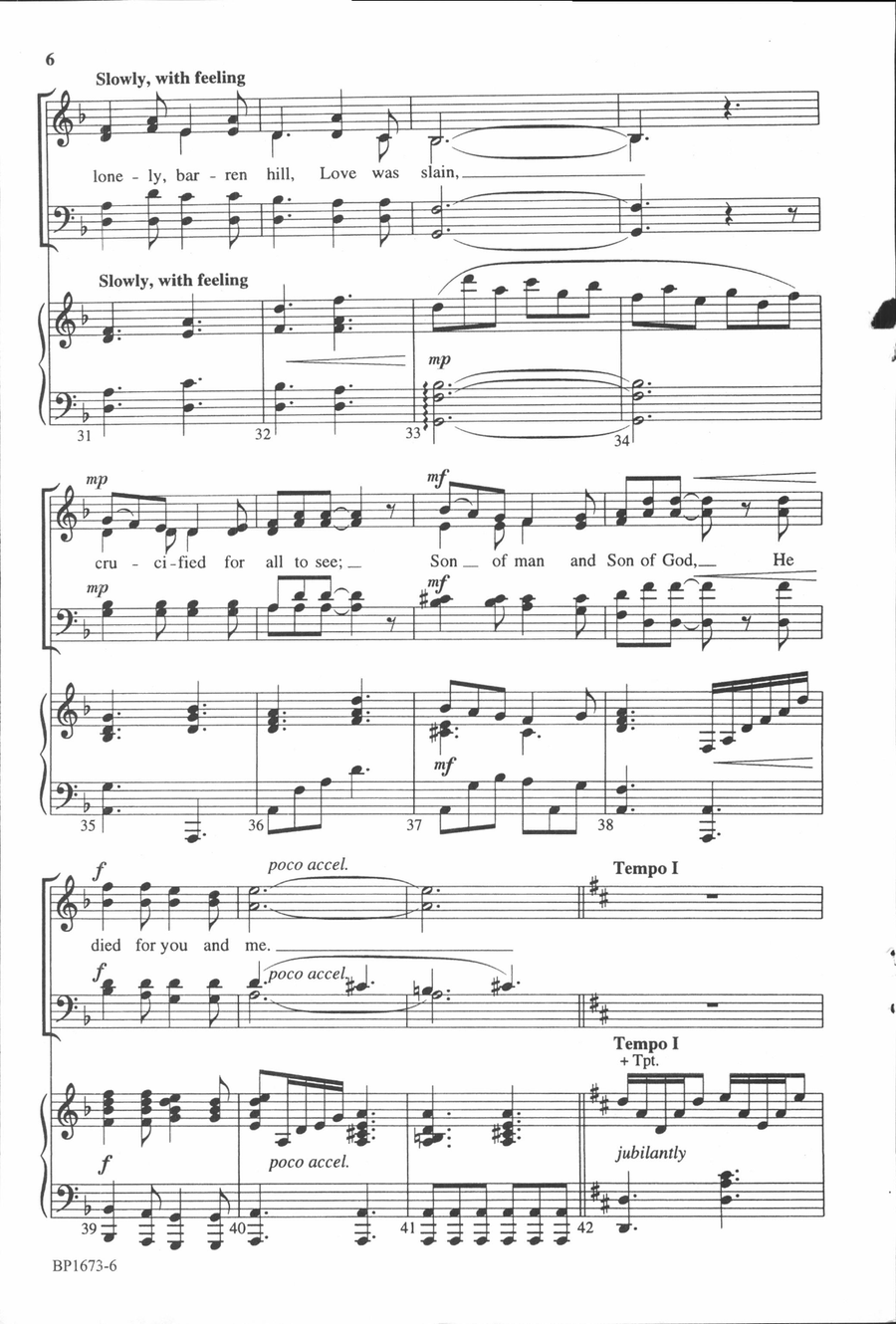 Easter Gloria Easter Gloria 4-Part scores gallery preview page 5