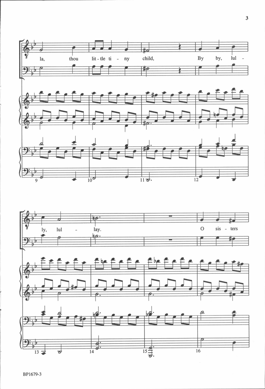 Coventry Carol - TTBB Coventry Carol - TTBB TTBB scores gallery preview page 3