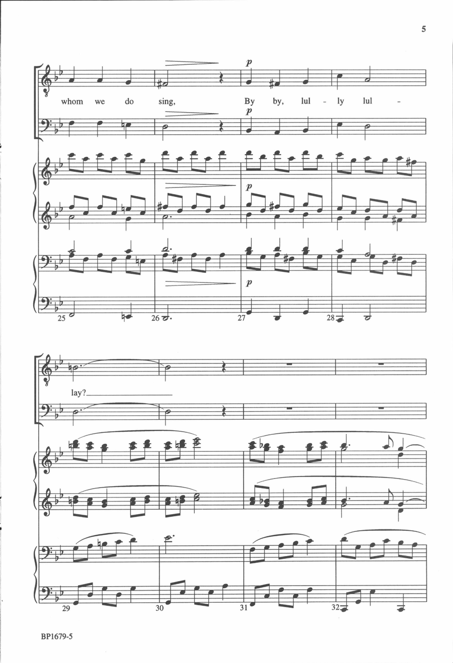 Coventry Carol - TTBB Coventry Carol - TTBB TTBB scores gallery preview page 5