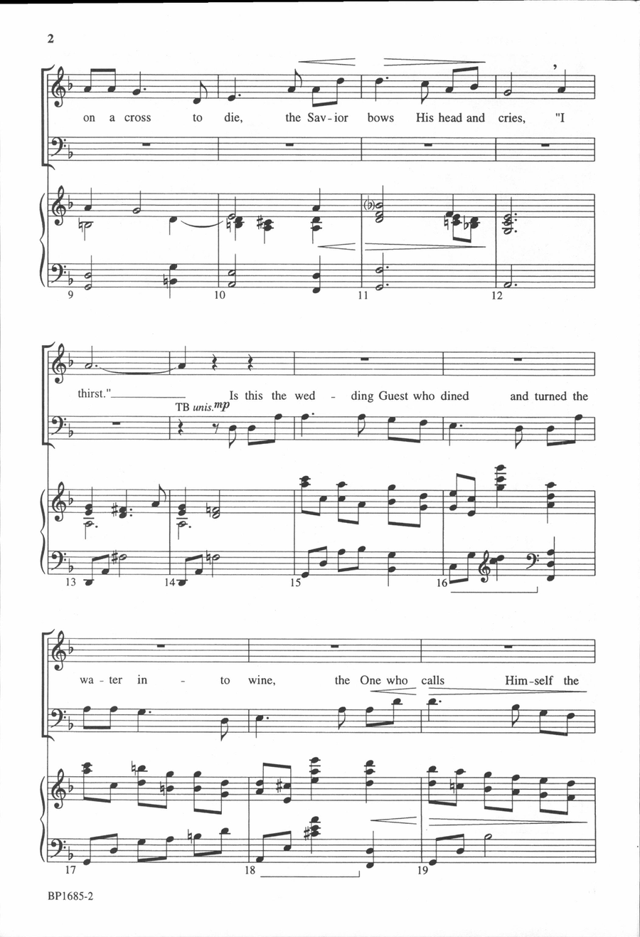 I Thirst I Thirst 4-Part scores gallery preview page 3
