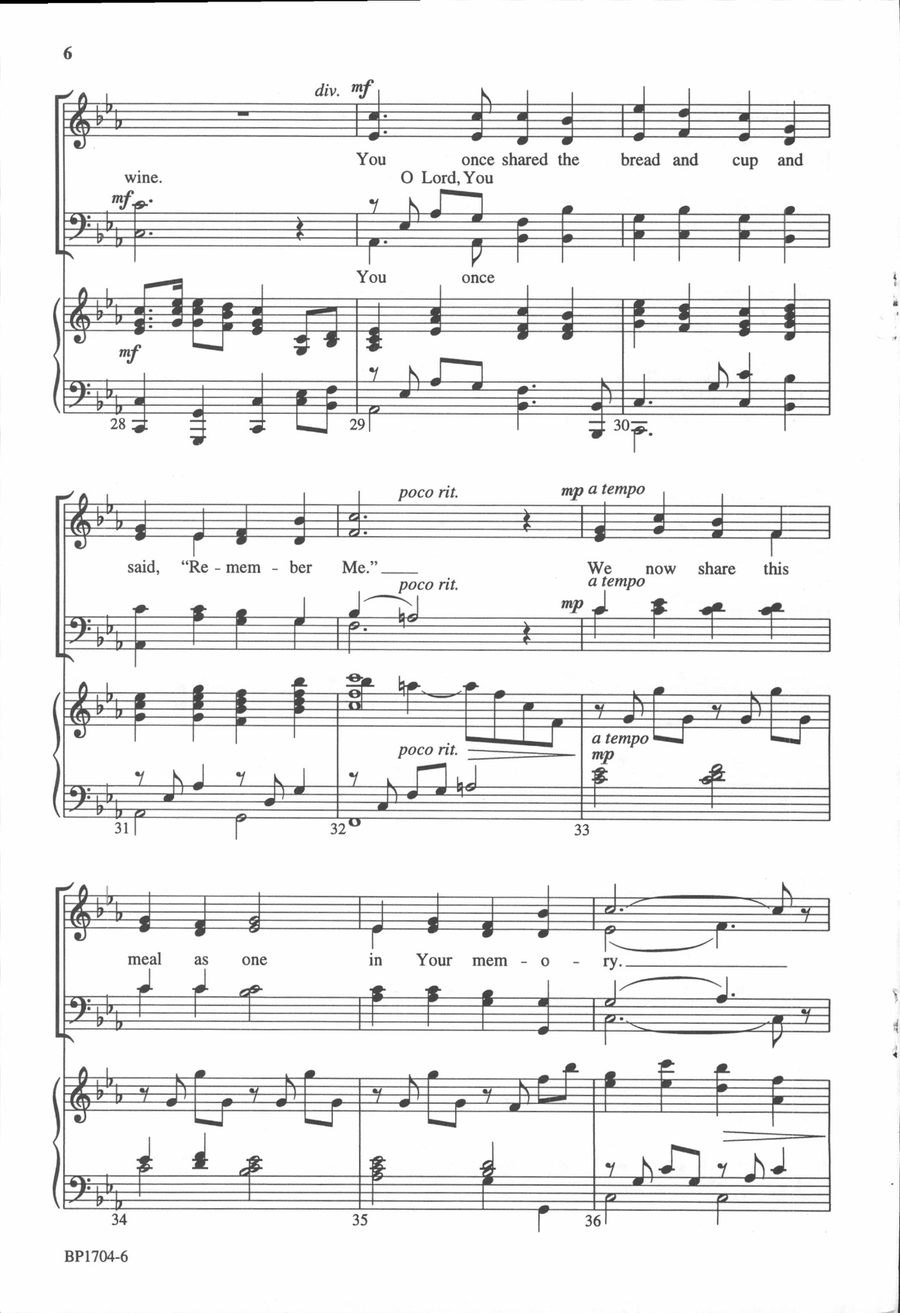 I Will Remember You I Will Remember You 4-Part scores gallery preview page 5