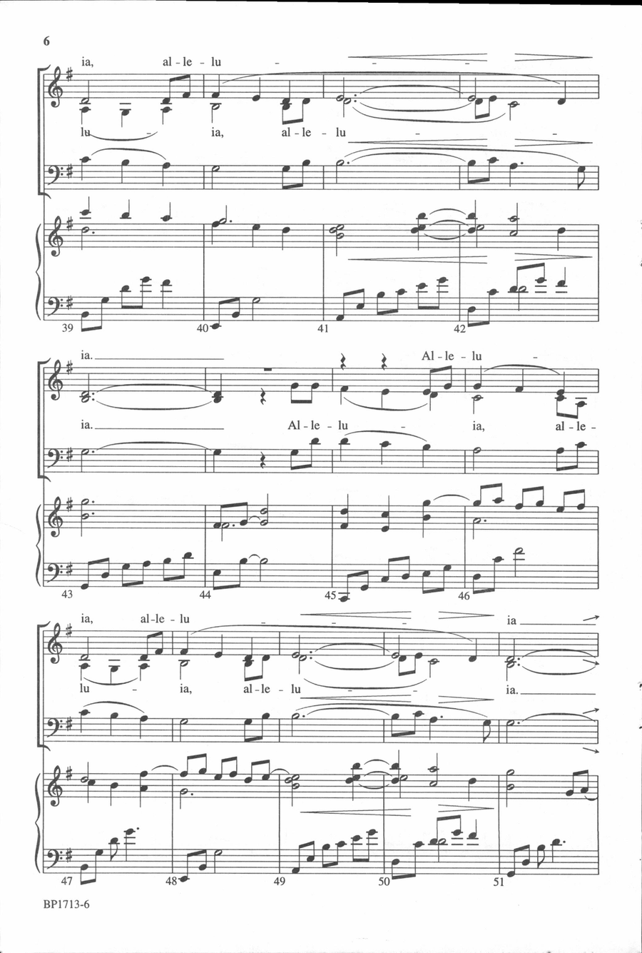 The Music of Thy Name - SATB 4-Part scores gallery preview page 5