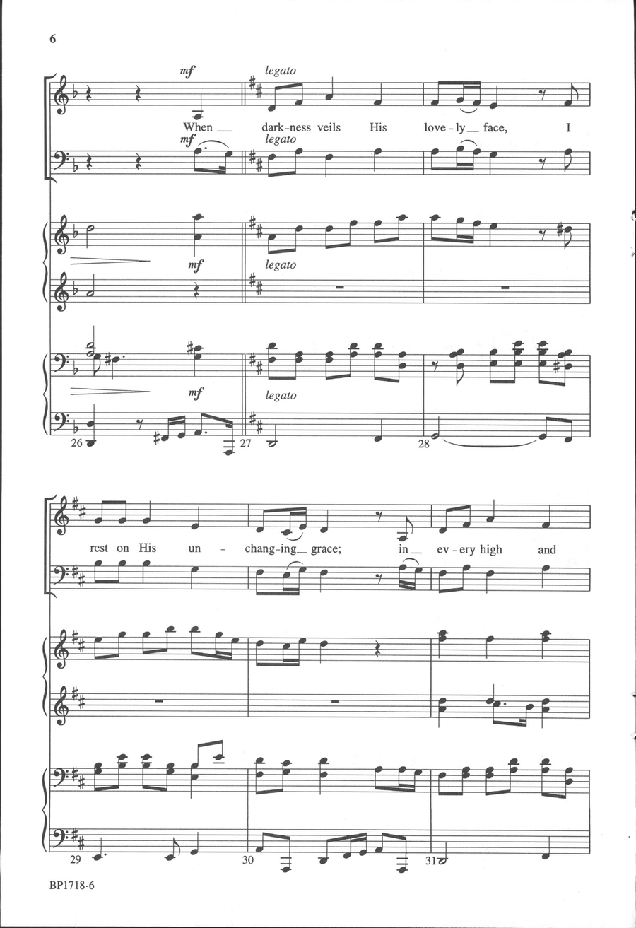 My Hope Is Built on Nothing Less - Carter 4-Part scores gallery preview page 9