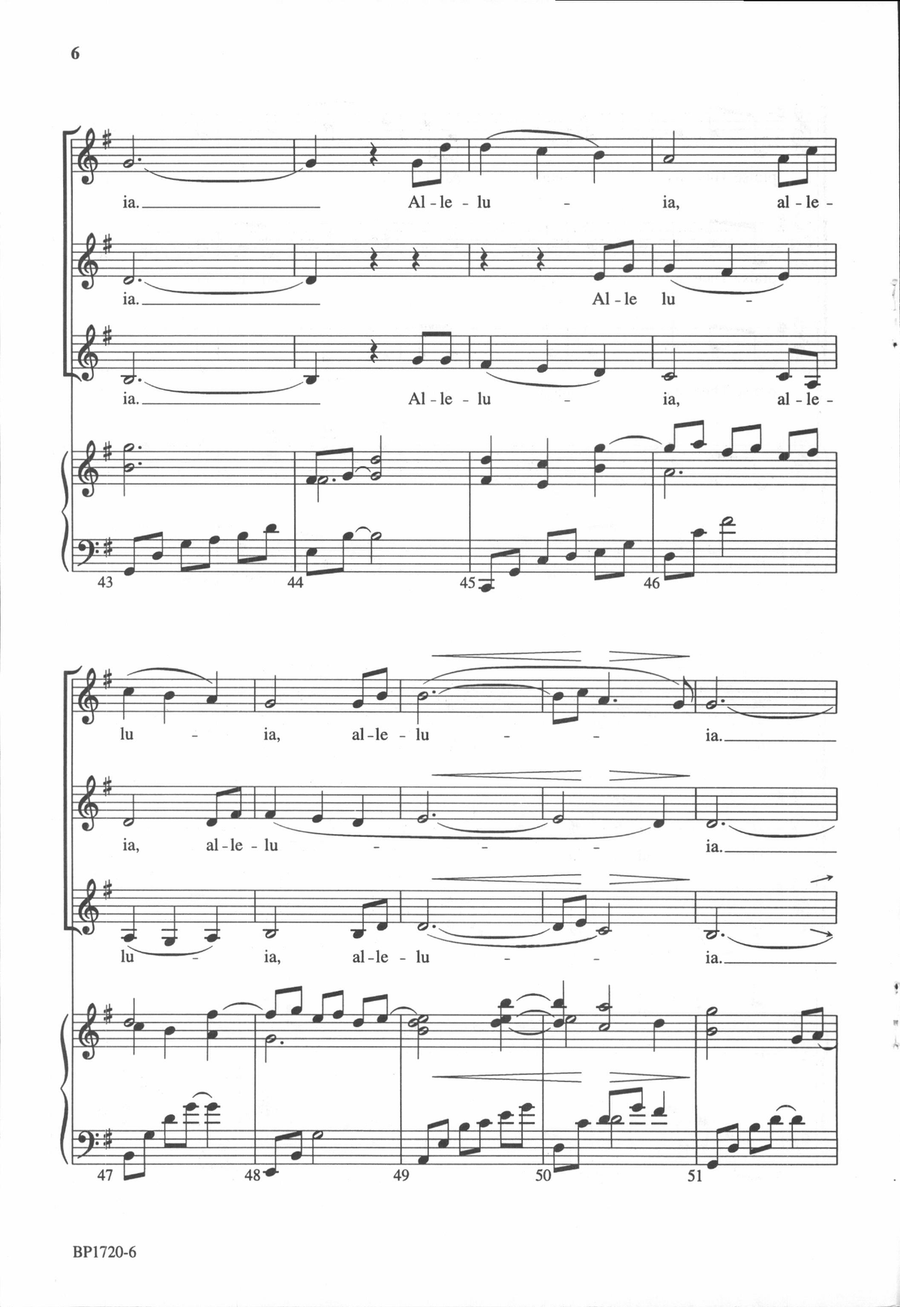 The Music of Thy Name - SSAA SSAA scores gallery preview page 5