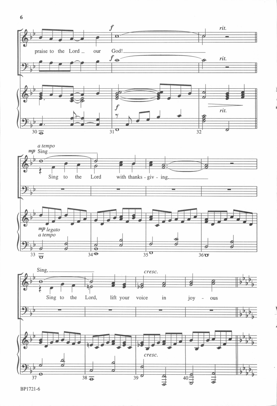 Worthy of Our Highest Praise 4-Part scores gallery preview page 5