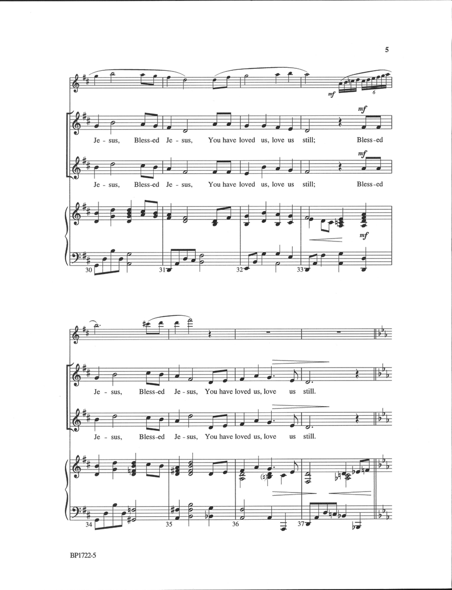 I Am Jesus' Little Lamb I Am Jesus' Little Lamb Unison Choir scores gallery preview page 5