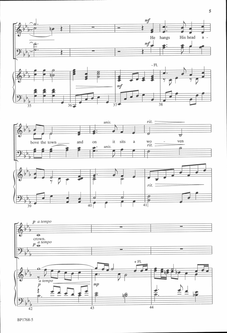 A Woven Crown A Woven Crown 4-Part scores gallery preview page 5