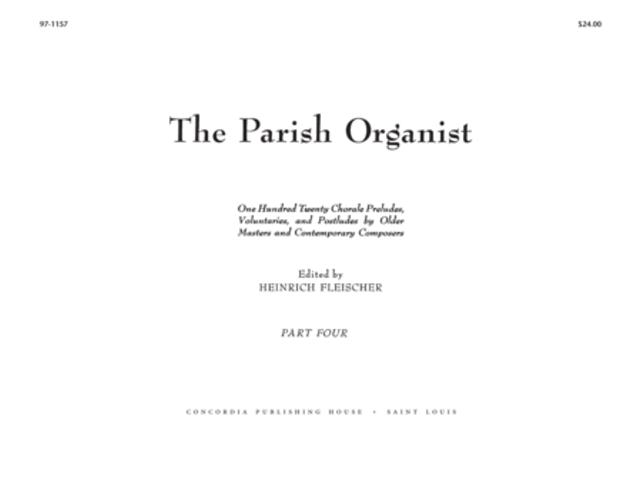 The Parish Organist, Part 04 (Tunes V-W and 20 Preludes) Organ scores gallery preview page 2
