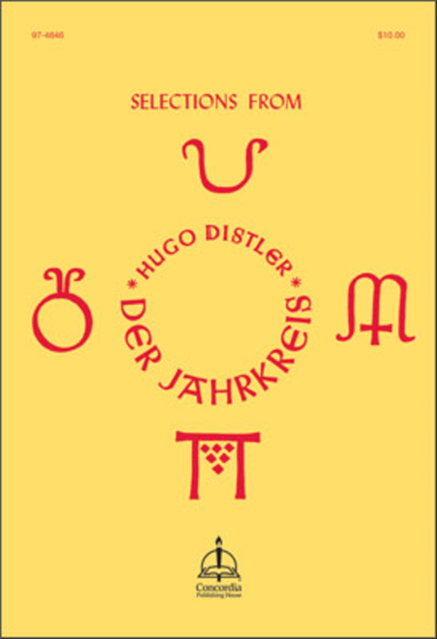 Selections from Der Jahrkreis Choir scores gallery preview page 1