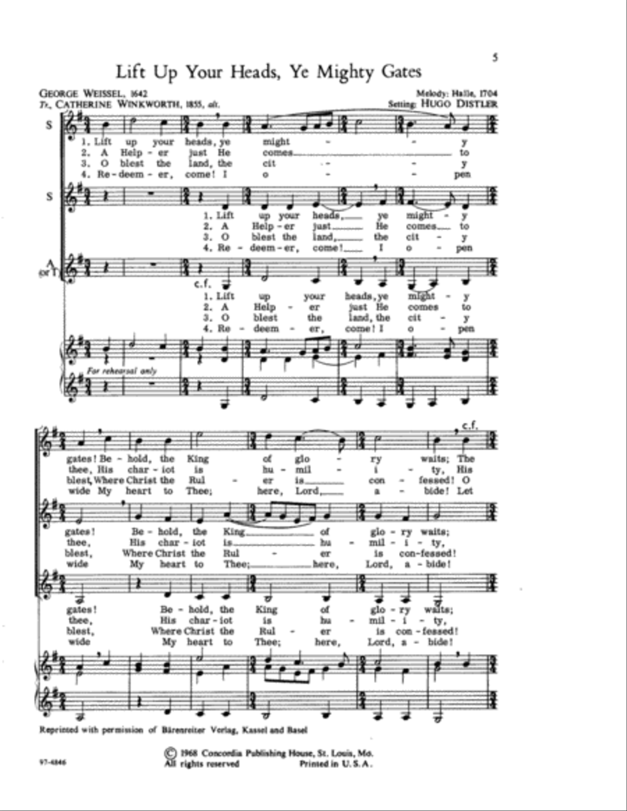 Selections from Der Jahrkreis Choir scores gallery preview page 2