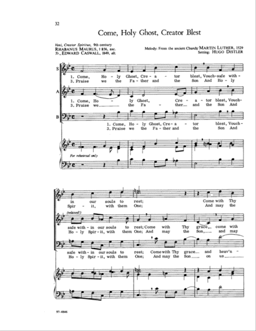 Selections from Der Jahrkreis Choir scores gallery preview page 12