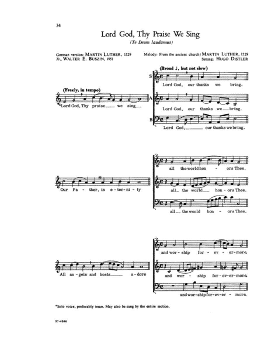 Selections from Der Jahrkreis Choir scores gallery preview page 13