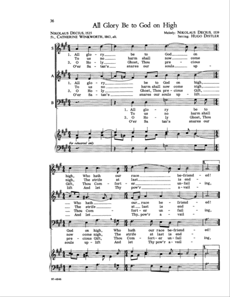 Selections from Der Jahrkreis Choir scores gallery preview page 14