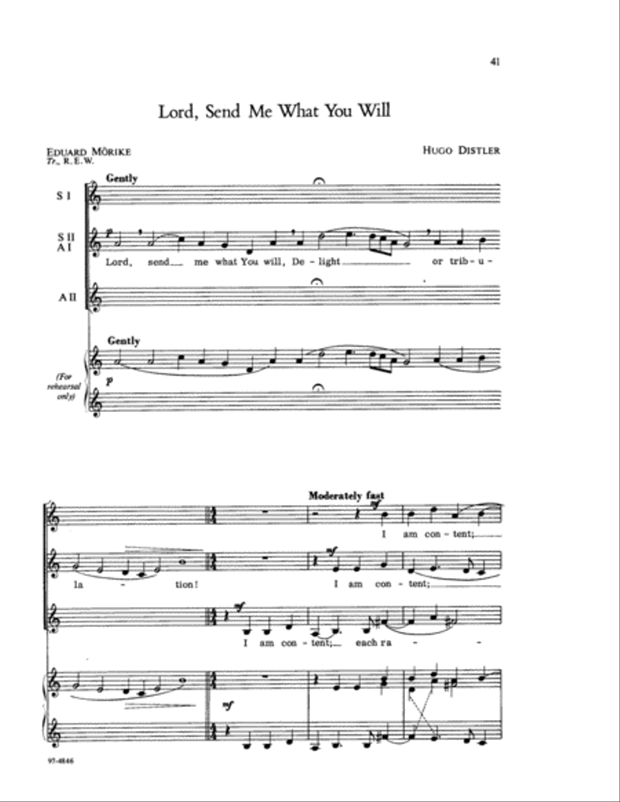 Selections from Der Jahrkreis Choir scores gallery preview page 17