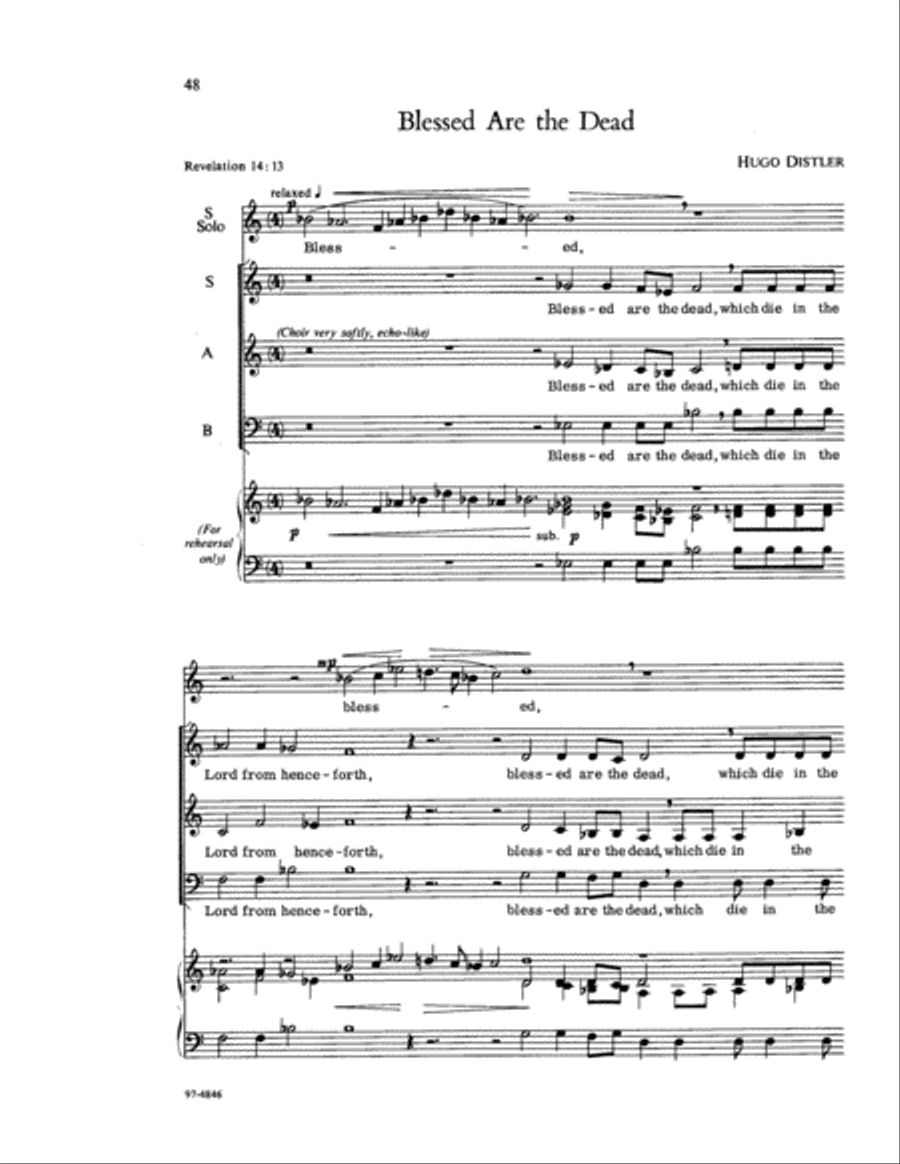 Selections from Der Jahrkreis Choir scores gallery preview page 20