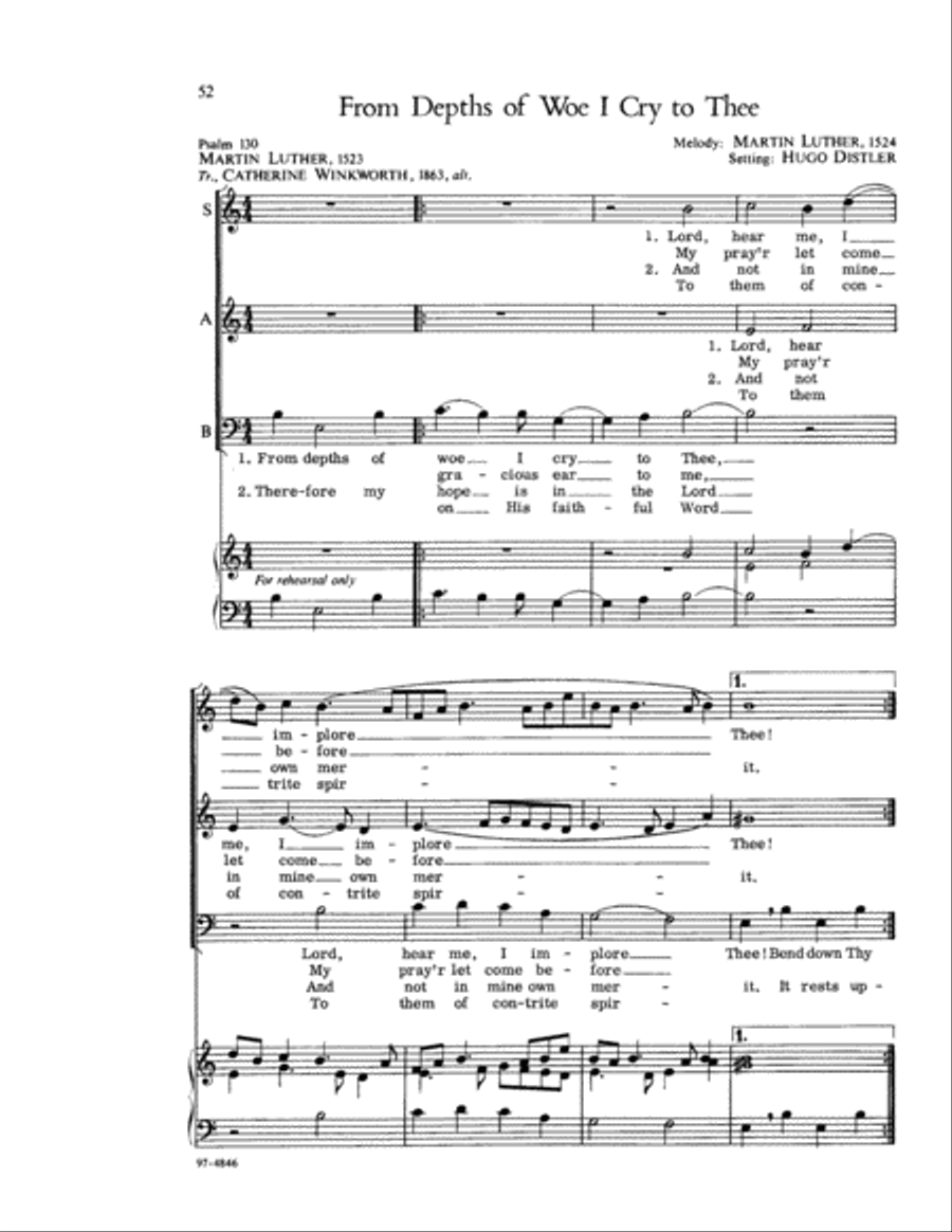 Selections from Der Jahrkreis Choir scores gallery preview page 21