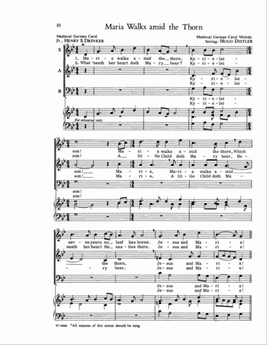 Selections from Der Jahrkreis Choir scores gallery preview page 4