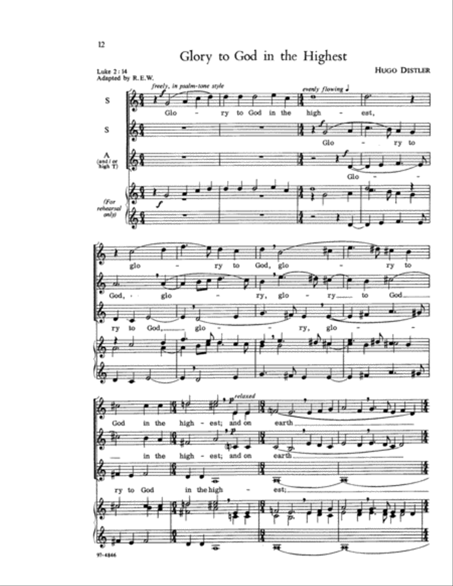Selections from Der Jahrkreis Choir scores gallery preview page 5