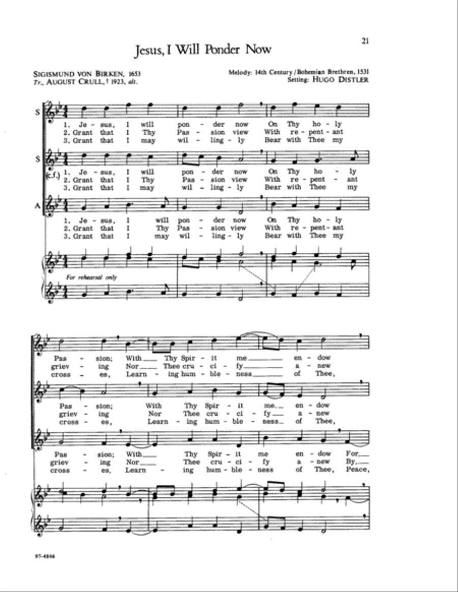 Selections from Der Jahrkreis Choir scores gallery preview page 8