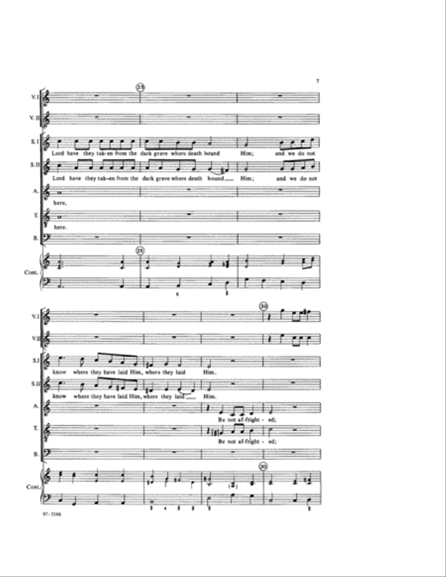 Who Rolls Away the Stone? / Wer waelzet uns den Stein Bassoon scores gallery preview page 4