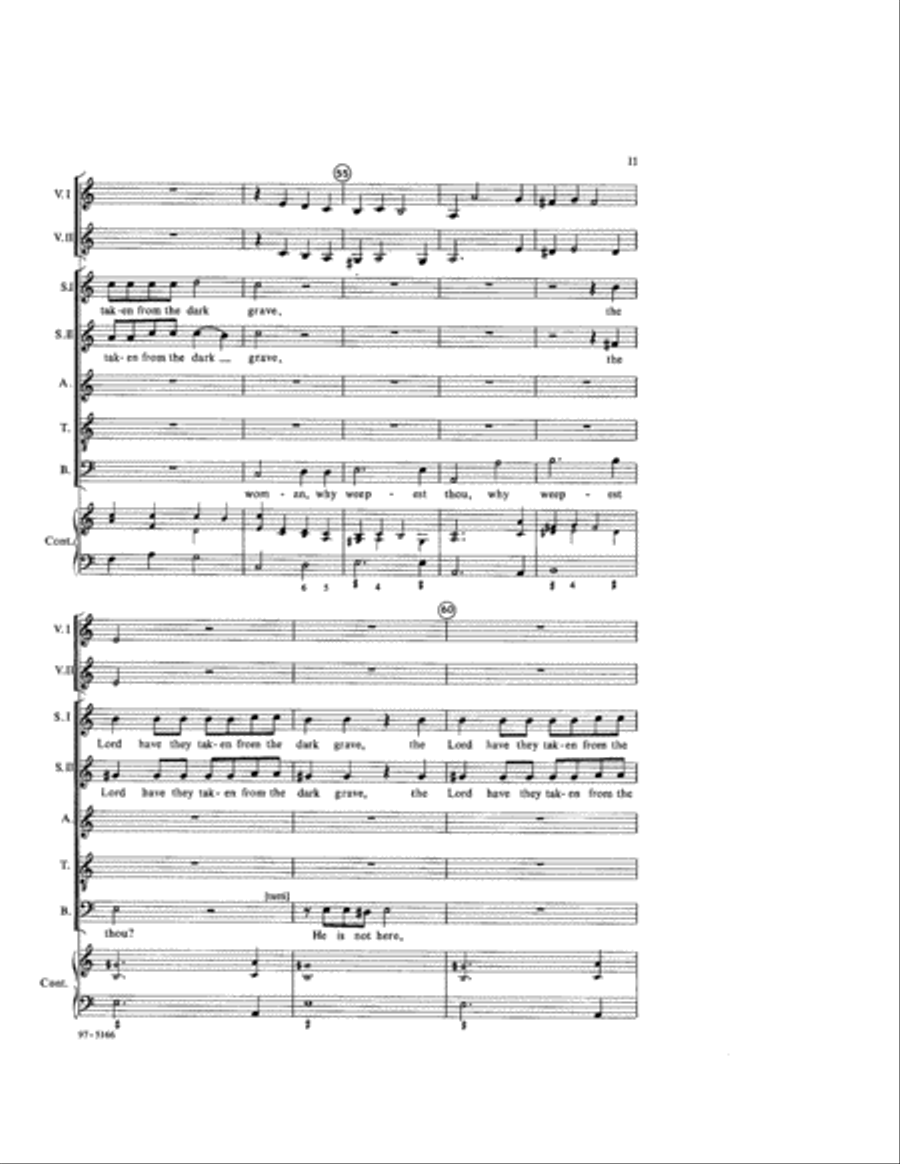 Who Rolls Away the Stone? / Wer waelzet uns den Stein Bassoon scores gallery preview page 6