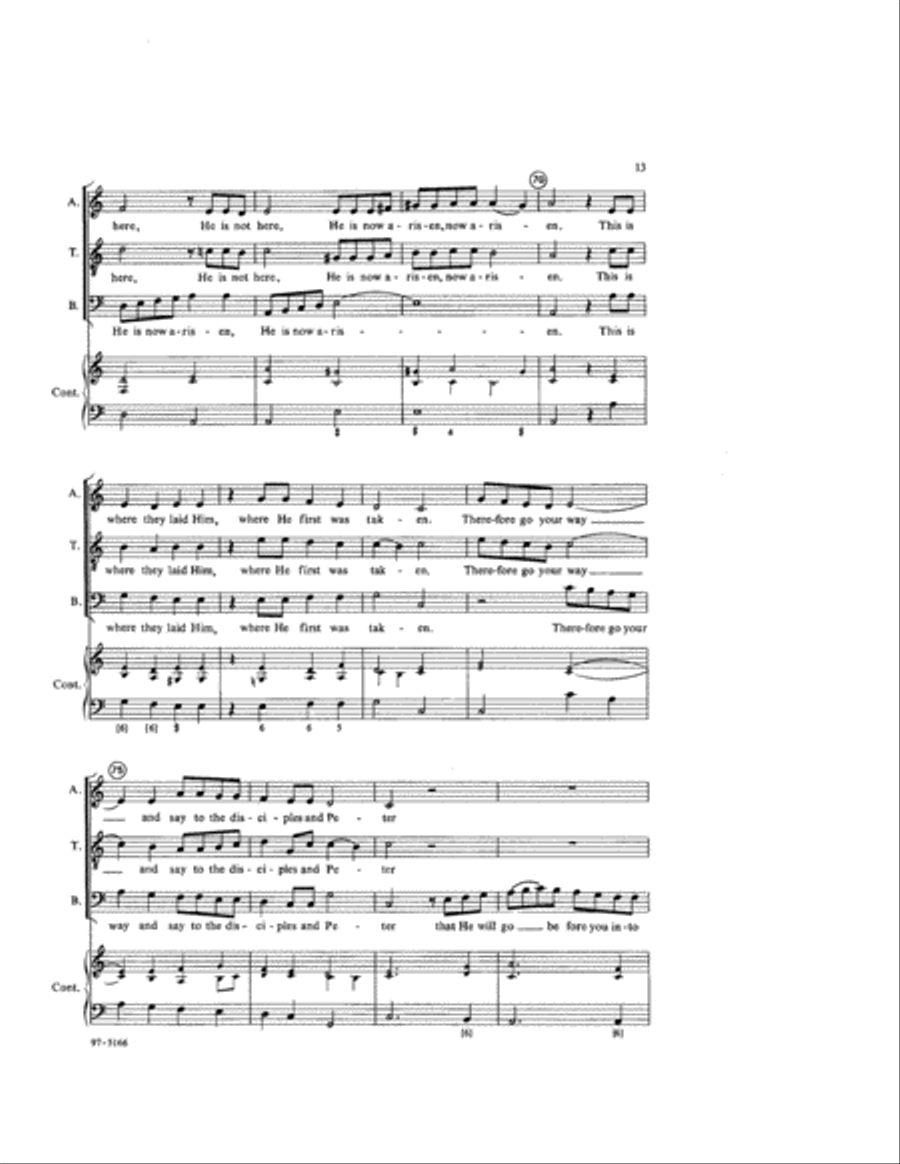Who Rolls Away the Stone? / Wer waelzet uns den Stein Bassoon scores gallery preview page 7