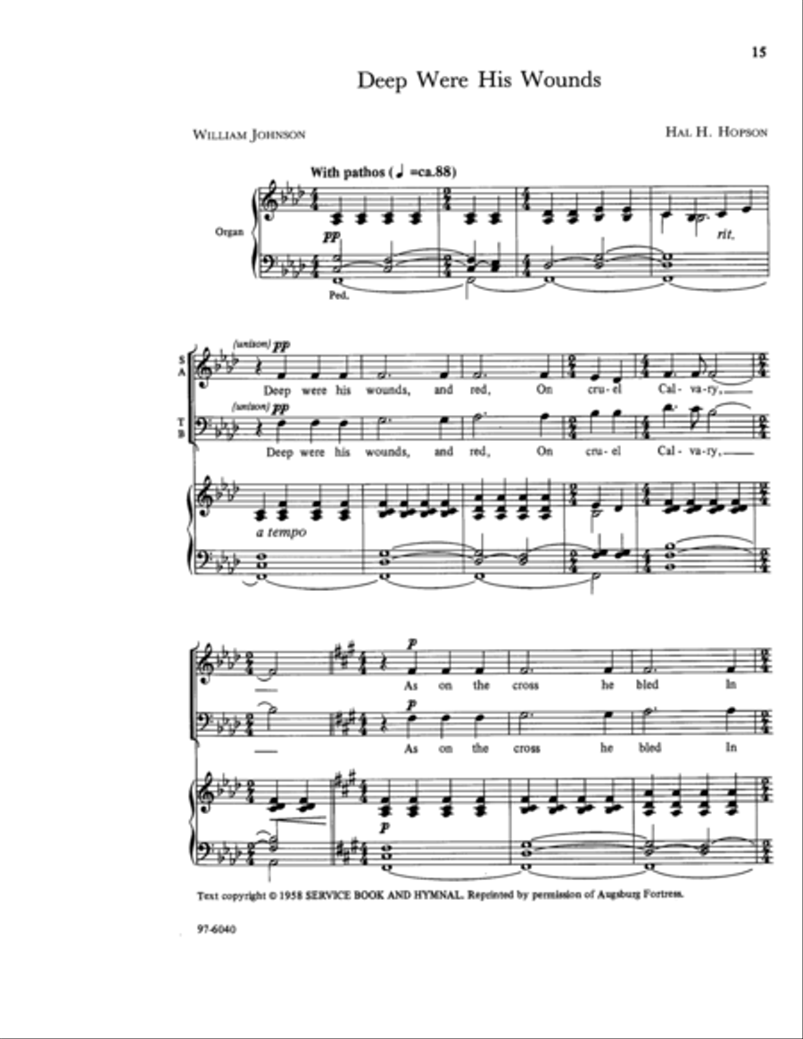Eight Easy Anthems Eight Easy Anthems Choir scores gallery preview page 6