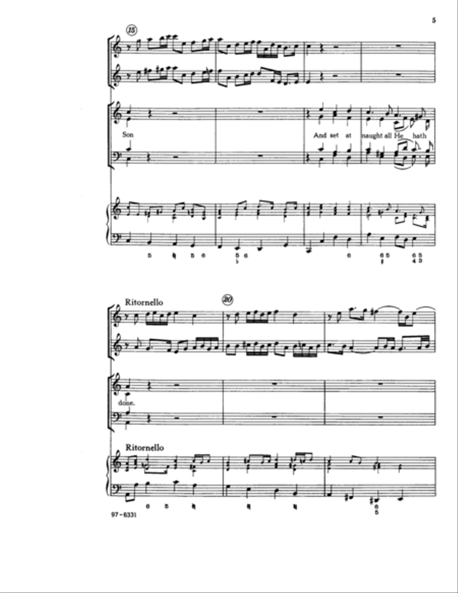 Lord, Keep Us Steadfast in Thy Word/ Erhalt uns, Herr, bei deinem Wort Choir scores gallery preview page 4