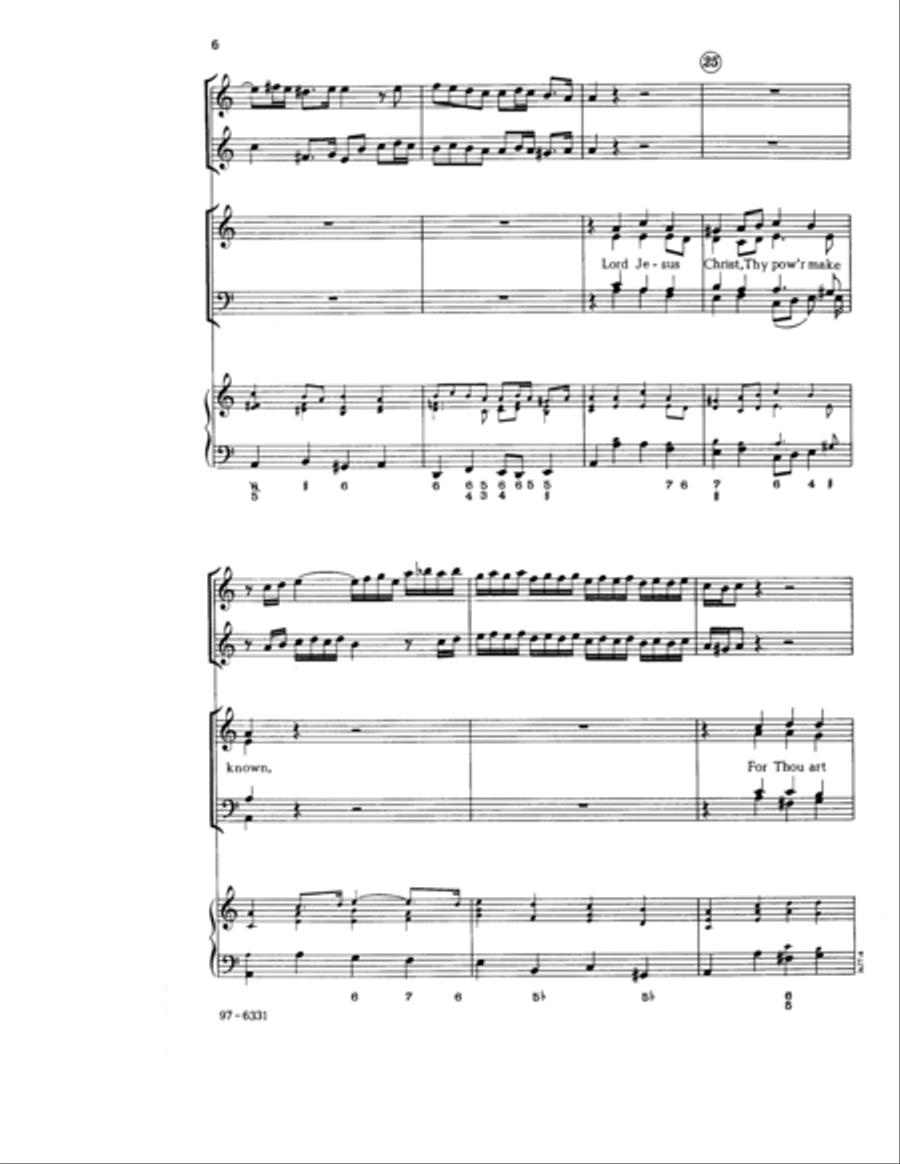 Lord, Keep Us Steadfast in Thy Word/ Erhalt uns, Herr, bei deinem Wort Choir scores gallery preview page 5